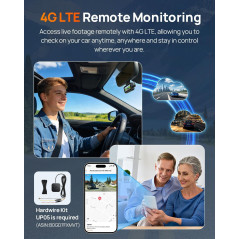 70mai A810 Lite 4K Dash Cam Front & Rear with 5GHz Wi-Fi & GPS
