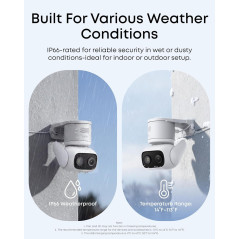 eufy Security Camera C31 Indoor/Outdoor, 360° Pan & Tilt with AI AutoTracking