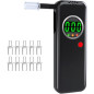 Éthylotest numérique avec écran LCD et 10 embouts, pour usage domestique et fêtes (Noir) Éthylotest numérique avec écran LCD et 10 embouts, pour usage domestique et fêtes (Noir)
