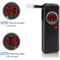 Breathalyzer Alcohol Tester with LCD Display & 10 Mouthpieces, Black – For Home & Party Use Breathalyzer Alcohol Tester with LCD Display & 10 Mouthpieces, Black – For Home & Party Use