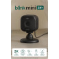 Caméra de surveillance intérieure Blink Mini 2K+ avec vision nocturne, détection de mouvement – Noir Caméra de surveillance intérieure Blink Mini 2K+ avec vision nocturne, détection de mouvement – Noir