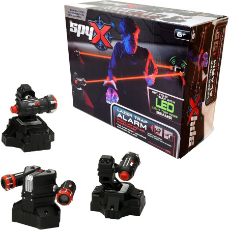 SpyX Lazer Trap Alarm – Invisible Laser Alarm Toy for Spy Kids