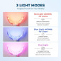 Thérapie par lumière rouge KTS pour gencives, LED rouge & bleue, soulagement douleur dentaire, embout détachable Thérapie par lumière rouge KTS pour gencives, LED rouge & bleue, soulagement douleur dentaire, embout détachable