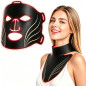 Masque de Thérapie par Lumière Rouge Visage & Cou, 640 LED, 4 Modes Masque de Thérapie par Lumière Rouge Visage & Cou, 640 LED, 4 Modes
