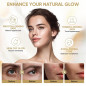 4D Contour LED Light Therapy Mask for Face & Neck, 7 Colors + NIR, Rechargeable Cordless, Black