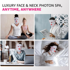 IFAE Red Light Therapy Mask with 396 LEDs for Face & Neck Rejuvenation
