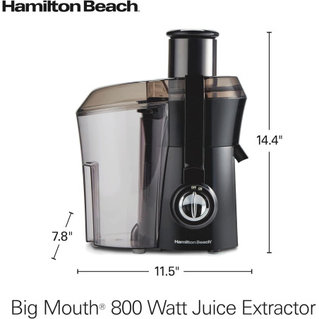 Hamilton Beach Juicer Machine with 3” Big Mouth Feed Chute | Centrifugal
