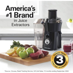 Extracteur de Jus Hamilton Beach 3” Goulotte Large