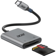 Acer USB-C SD Card Reader with Dual Slots | Type C Memory Card Reader