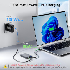 Acer Hub USB C 4-en-1 Type C vers Dual HDMI 4K@60Hz