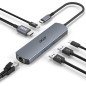 Acer 6-in-1 USB-C Hub with Ethernet, 4K@60Hz HDMI Multiport Adapter