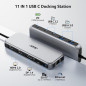 Station d'accueil Acer USB-C 11-en-1 pour ordinateur portable, support 3 moniteurs Station d'accueil Acer USB-C 11-en-1 pour ordinateur portable, support 3 moniteurs
