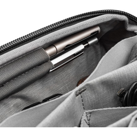 Peak Design Tech Pouch Charcoal – Weatherproof Electronics Organizer Bag