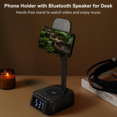 ASEAT Adjustable Phone Stand Bluetooth Speaker – Perfect Gift for All!
