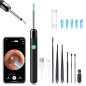 LEIPUT Ear Wax Removal Tool with 1080P Camera - FSA & HSA Eligible, Black LEIPUT Ear Wax Removal Tool with 1080P Camera - FSA & HSA Eligible, Black