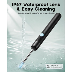 LEIPUT 1080P Ear Wax Removal Camera Ear Cleaner - FSA & HSA Eligible