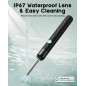 LEIPUT Nettoyeur Oreille avec Caméra 1080P - Kit d'Extraction Cire d'Oreille Noir FSA&HSA LEIPUT Nettoyeur Oreille avec Caméra 1080P - Kit d'Extraction Cire d'Oreille Noir FSA&HSA