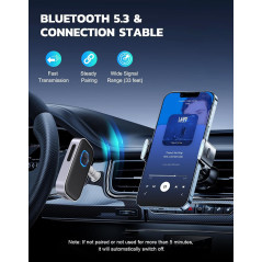 Récepteur Bluetooth COMSOON 3.5mm AUX pour Voiture