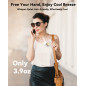 Portable Silent Mini Bladeless Clip-On Fan for Shirt & Waist, Adjustable 3-Speed, Travel & Office Use Portable Silent Mini Bladeless Clip-On Fan for Shirt & Waist, Adjustable 3-Speed, Travel & Office Use