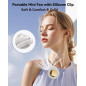 Portable Silent Mini Bladeless Clip-On Fan for Shirt & Waist, Adjustable 3-Speed, Travel & Office Use Portable Silent Mini Bladeless Clip-On Fan for Shirt & Waist, Adjustable 3-Speed, Travel & Office Use