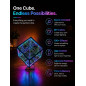 Lampe de Table Cube Infini Miroir, Luminaire d'Ambiance Artistique pour Bureau Lampe de Table Cube Infini Miroir, Luminaire d'Ambiance Artistique pour Bureau
