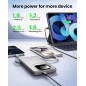 Chargeur Portable 22,5W avec Câbles Intégrés, Batterie 10000mAh Slim, Affichage LED Intelligent, Compatible iPhone & Android Chargeur Portable 22,5W avec Câbles Intégrés, Batterie 10000mAh Slim, Affichage LED Intelligent, Compatible iPhone & Android