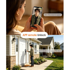 3D Face Recognition Smart Lock with Camera and Palm Vein Keyless Entry System