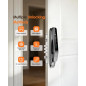 3D Face Recognition Smart Lock with Camera and Palm Vein Keyless Entry System 3D Face Recognition Smart Lock with Camera and Palm Vein Keyless Entry System