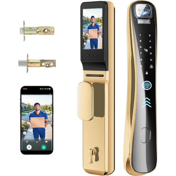 EIYSIE 8-in-1 Video Smart Lock with Camera, WiFi Keypad & Doorbell Deadbolt EIYSIE 8-in-1 Video Smart Lock with Camera, WiFi Keypad & Doorbell Deadbolt