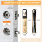EIYSIE 8-in-1 Video Smart Lock with Camera, WiFi Keypad & Doorbell Deadbolt EIYSIE 8-in-1 Video Smart Lock with Camera, WiFi Keypad & Doorbell Deadbolt