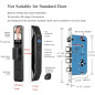 HIFAM Smart Door Lock with Face Recognition, Fingerprint, Key, IC Card & App Unlock HIFAM Smart Door Lock with Face Recognition, Fingerprint, Key, IC Card & App Unlock