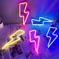 Red Lightning Bolt Neon Light Sign for Wall Decor – Eye-Catching Neon Wall Art Red Lightning Bolt Neon Light Sign for Wall Decor – Eye-Catching Neon Wall Art