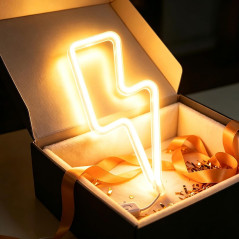 Enseigne Néon Éclair LED Aesthetic - Lumière Néon Design