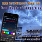 16ft 3D Thundercloud LED Wall Light, RGB Colorful Lightning Lamp for Bedroom, Gaming, Bar, Club, DJ, Halloween