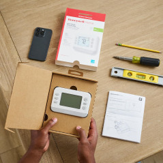 Honeywell Home X2S Smart Wi-Fi Thermostat – Sleek Gray Design