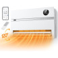 DREO Chauffage Mural Intelligent 1500W - Radiateur d'Appoint Blanc pour Chambre DREO Chauffage Mural Intelligent 1500W - Radiateur d'Appoint Blanc pour Chambre