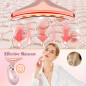 7-Color Rose Gold Face & Neck Massager, Portable Facial Skin Care Tool for Home Use