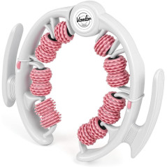 Outil de Massage Cellulite Rose - Rouleau Musculaire pour Drainage Lymphatique & Massage Profond