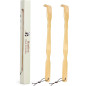 YIMICOO 2-Pack 17 Bamboo Back Scratchers for Men & Women with Gift Packaging
