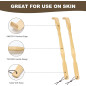 YIMICOO 2-Pack 17 Bamboo Back Scratchers for Men & Women with Gift Packaging