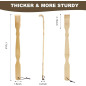 YIMICOO 2-Pack 17 Bamboo Back Scratchers for Men & Women with Gift Packaging