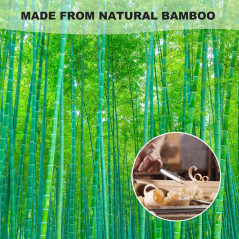 YIMICOO 2-Pack Bamboo Back Scratchers, 17 Long Handle Gift Set