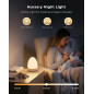 Veilleuse Œuf Rechargeable Touch LED 17 Couleurs Dimmable pour Chambre Bébé & Parents Veilleuse Œuf Rechargeable Touch LED 17 Couleurs Dimmable pour Chambre Bébé & Parents