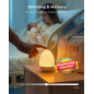 Veilleuse Œuf Rechargeable Touch LED 17 Couleurs Dimmable pour Chambre Bébé & Parents Veilleuse Œuf Rechargeable Touch LED 17 Couleurs Dimmable pour Chambre Bébé & Parents