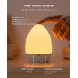 Veilleuse Œuf Rechargeable Touch LED 17 Couleurs Dimmable pour Chambre Bébé & Parents Veilleuse Œuf Rechargeable Touch LED 17 Couleurs Dimmable pour Chambre Bébé & Parents