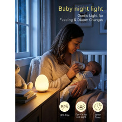 Veilleuse Oeuf pour Enfant - Lumière Douce pour Bébé