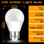 Amber Sleep Light Bulbs 1800K Warm Orange Night Light Bulbs for Relaxing Ambiance Amber Sleep Light Bulbs 1800K Warm Orange Night Light Bulbs for Relaxing Ambiance