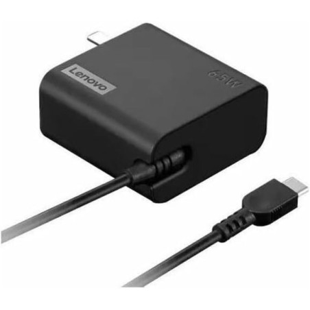Lenovo USB-C 65W PD 3.0 Wall Charger - Slim, Portable Power Adapter