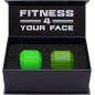 Jawzrsize Pop N Go & Custom Fit - Exerciseur et Tonificateur de Mâchoire, Visage et Cou, Vert, 2 pcs Jawzrsize Pop N Go & Custom Fit - Exerciseur et Tonificateur de Mâchoire, Visage et Cou, Vert, 2 pcs