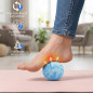 Blue Lacrosse Massage Balls for Myofascial Release and Deep Tissue Therapy Blue Lacrosse Massage Balls for Myofascial Release and Deep Tissue Therapy